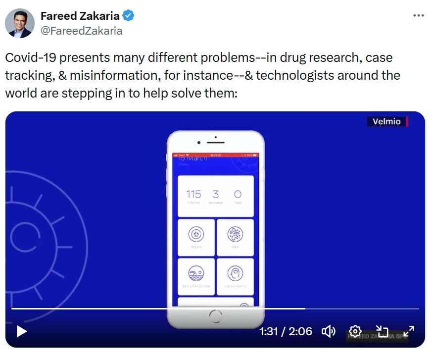 Media coverage of digital health tools for COVID-19